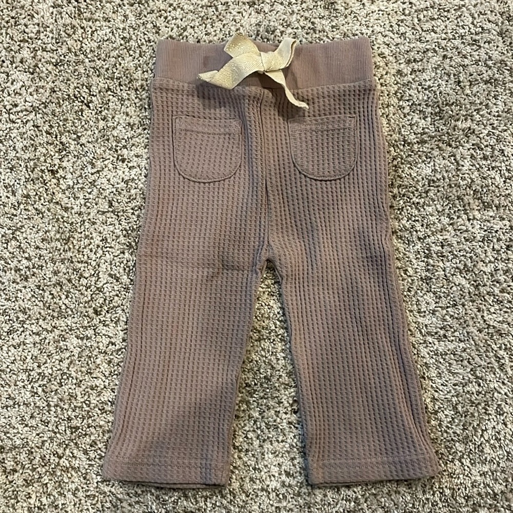 Jamie Kay Carter Mushroom Waffle Pant 1yr